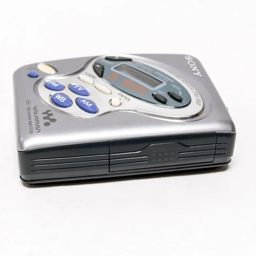 Sony Walkman WM-FX281 AM FM Weather Band Cassette Player Tested Works Clean EUC